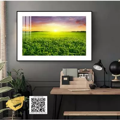 Tranh phong cảnh in trên vải Canvas trang trí Phòng khách Chất lượng cao 135*90 cm P/N: AZ1-1021-KC-CANVAS-135X90