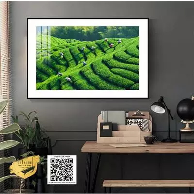 Tranh phong cảnh trang trí in trên Mica Đài loan Chung cư cao cấp giá xưởng Size: 120X80 P/N: AZ1-1023-KC-MICA-120X80