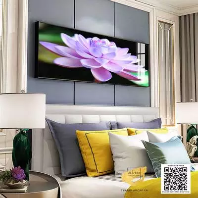 Tranh trang trí phòng ngủ chung cư cao cấp vải Canvas Size: 120X40 cm P/N: AZ1-0604-KN-CANVAS-120X40