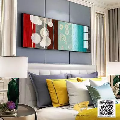 Tranh treo tường phòng ngủ chung cư cao cấp Đẹp in trên Mica Đài loan Size: 120X40 cm P/N: AZ1-0633-KN-MICA-120X40
