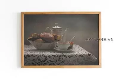 Tranh Tĩnh vật vải Canvas Trang trí Phòng khách giá xưởng 120X80 cm P/N: AZ1-0066-KN-CANVAS-120X80