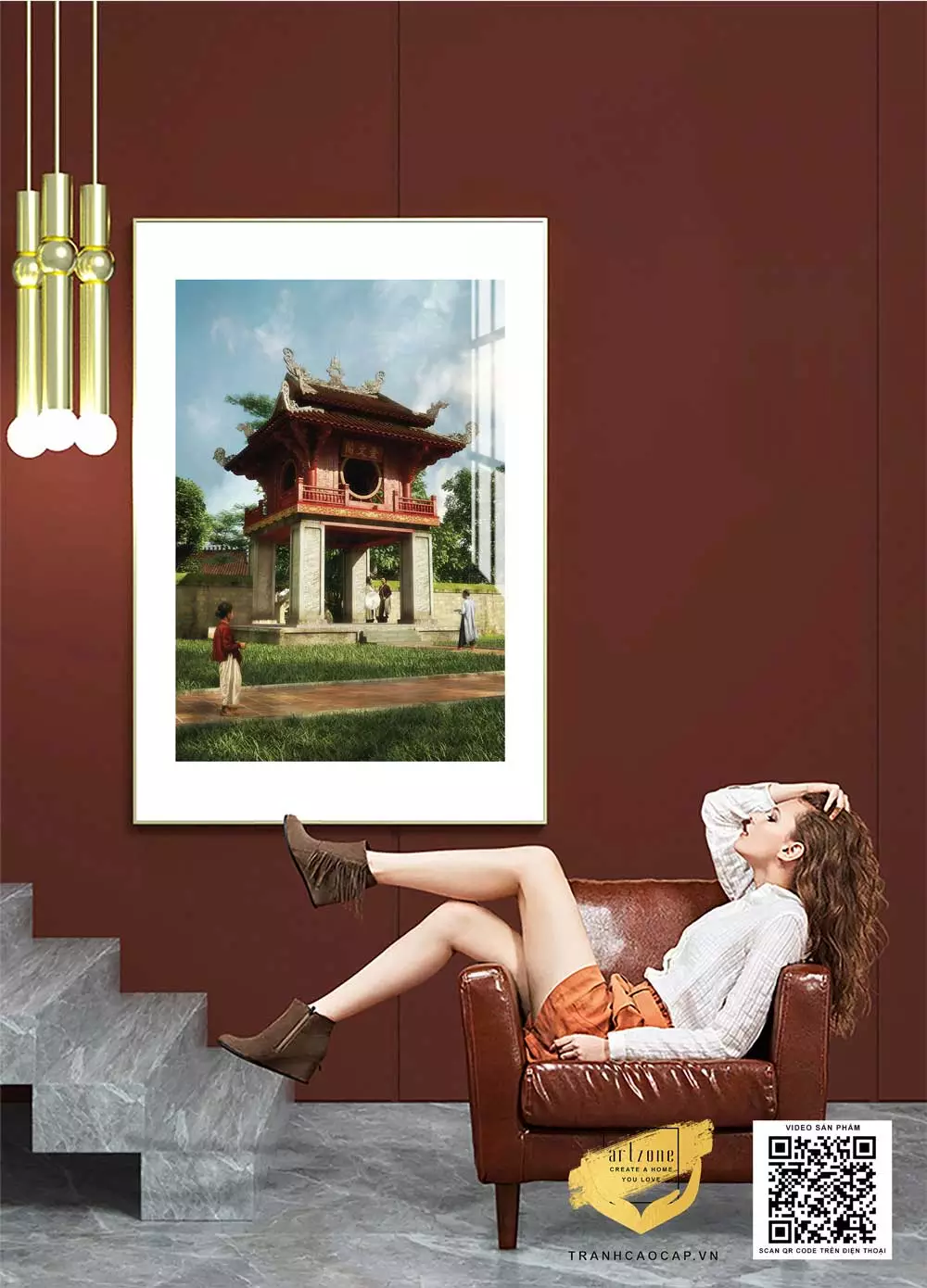 Nội dung Tranh trang trí tinh tế trang trí phòng khách Hà Nội xưa Canvas Tranh trang trí tinh tế trang trí phòng khách Hà Nội xưa Canvas Kích thước: 60*90 cm P/N: AZ1-0929-KC5-CANVAS-60X90