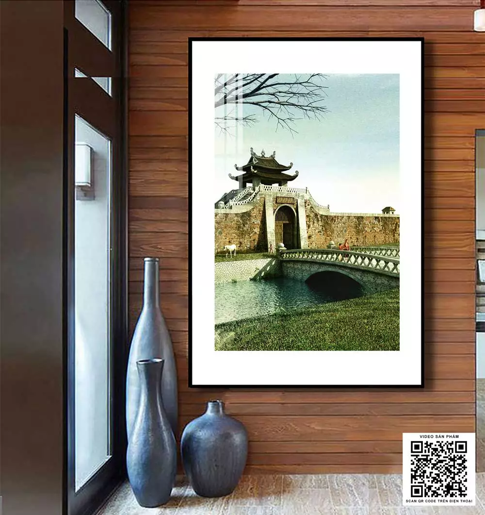 Tranh trang trí cổ điển Decor phòng khách Hà Nội xưa in trên Canvas Tranh trang trí cổ điển Decor phòng khách Hà Nội xưa in trên Canvas Kích thước: 100X150 cm P/N: AZ1-0930-KC5-CANVAS-100X150