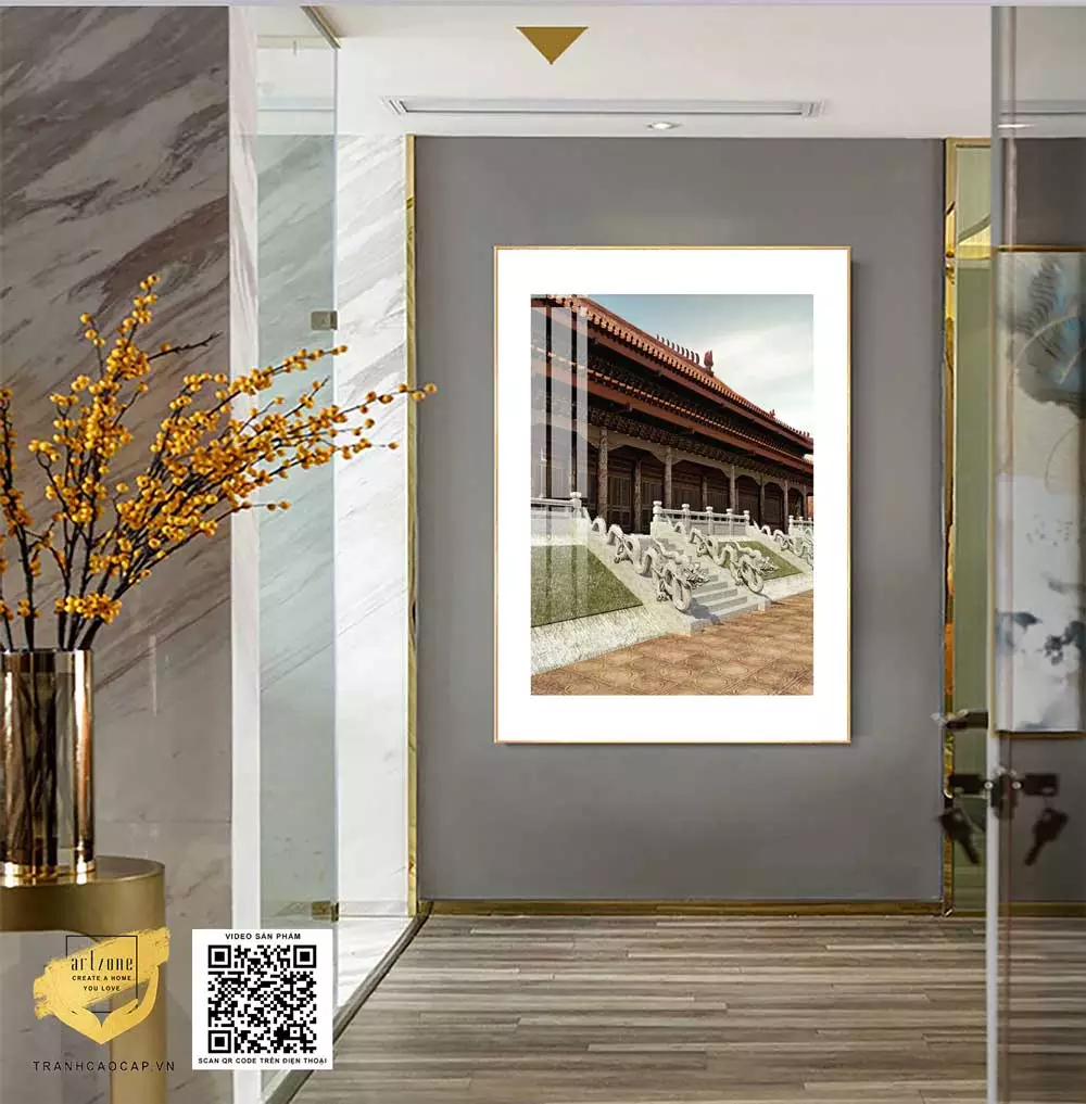 Tranh hiện đại treo tường phòng khách Phong cảnh Hà Nội xưa in trên vải Canvas Tranh hiện đại treo tường phòng khách Phong cảnh Hà Nội xưa in trên vải Canvas Kích thước: 60*90 cm P/N: AZ1-0932-KN-CANVAS-60X90