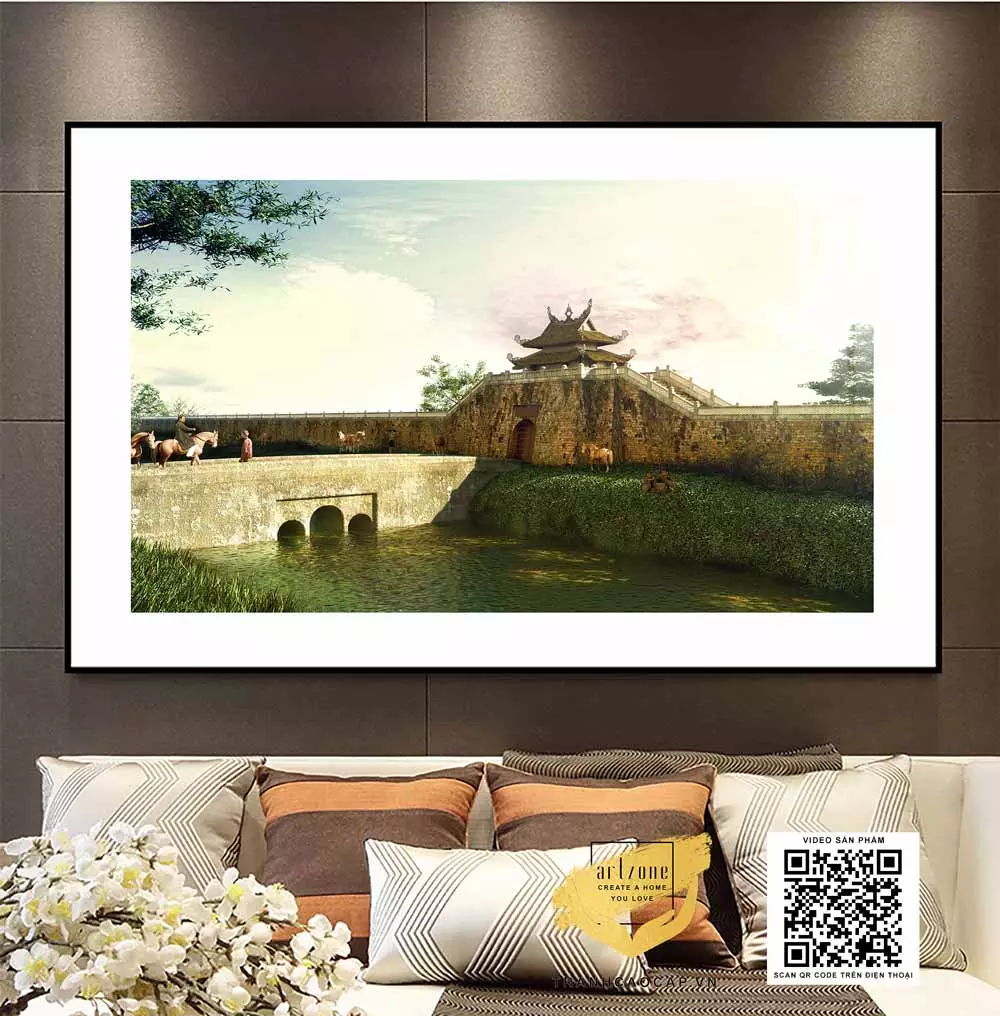 Tranh treo tường đẹp Decor phòng khách Canvas Hà Nội xưa Tranh treo tường đẹp Decor phòng khách Canvas Hà Nội xưa Kích thước: 50*75 P/N: AZ1-0964-KC5-CANVAS-50X75