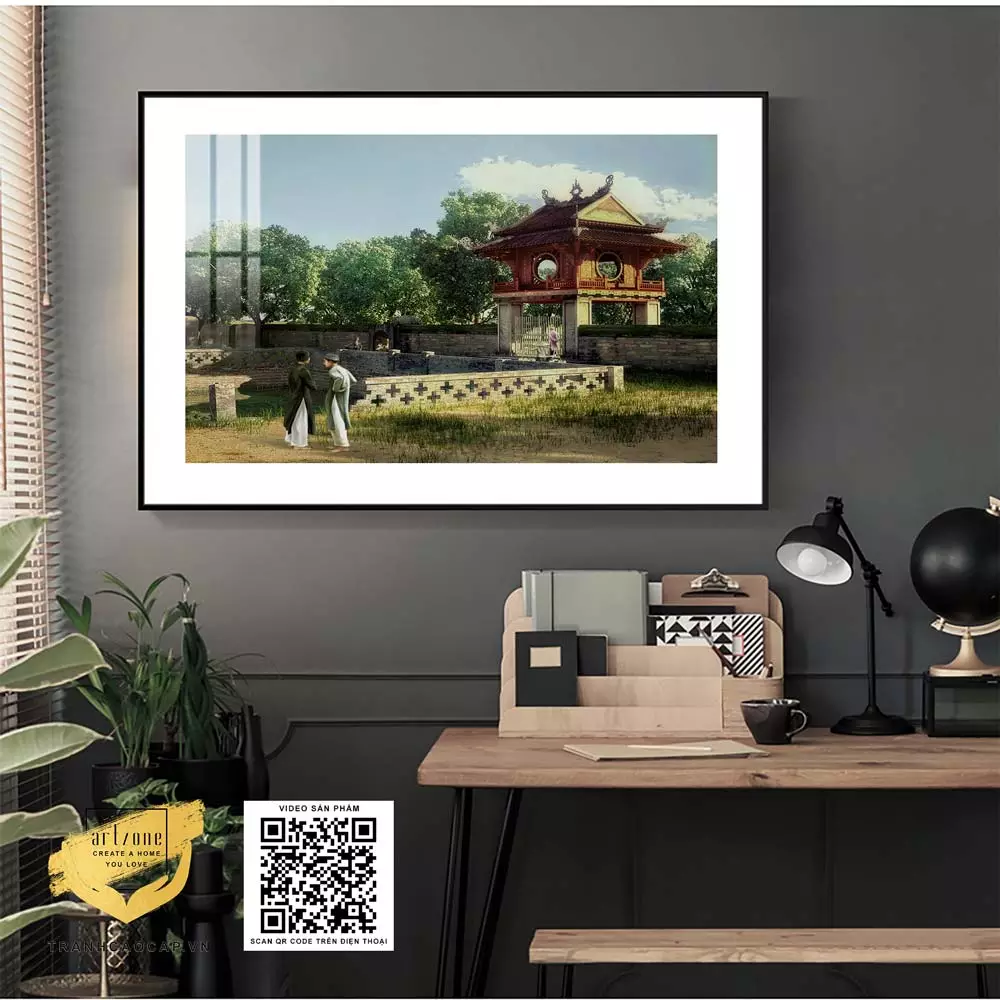 Tranh Phong cảnh Hà Nội xưa đẹp in trên vải Canvas Tranh Phong cảnh Hà Nội xưa đẹp in trên vải Canvas Kích thước: 90*60 cm P/N: AZ1-0979-KN-CANVAS-90X60