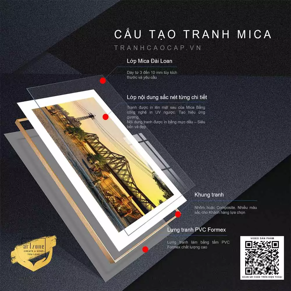 Tranh treo tường tinh tế Hà Nội xưa in trên Canvas Tranh treo tường tinh tế Hà Nội xưa in trên Canvas Kích thước: 150X100 cm P/N: AZ1-0993-KC5-CANVAS-150X100 in trên Mica