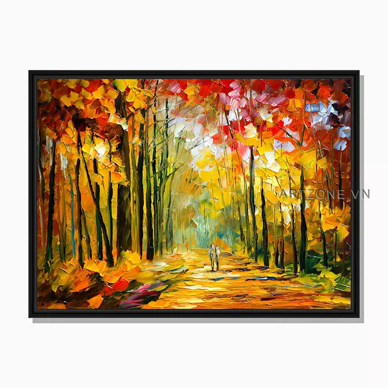 Tranh trang trí Chung cư cao cấp Phong cách sơn dầu in trên Canvas Size: 65X50 cm P/N: AZ1-0271-KN-CANVAS-65X50