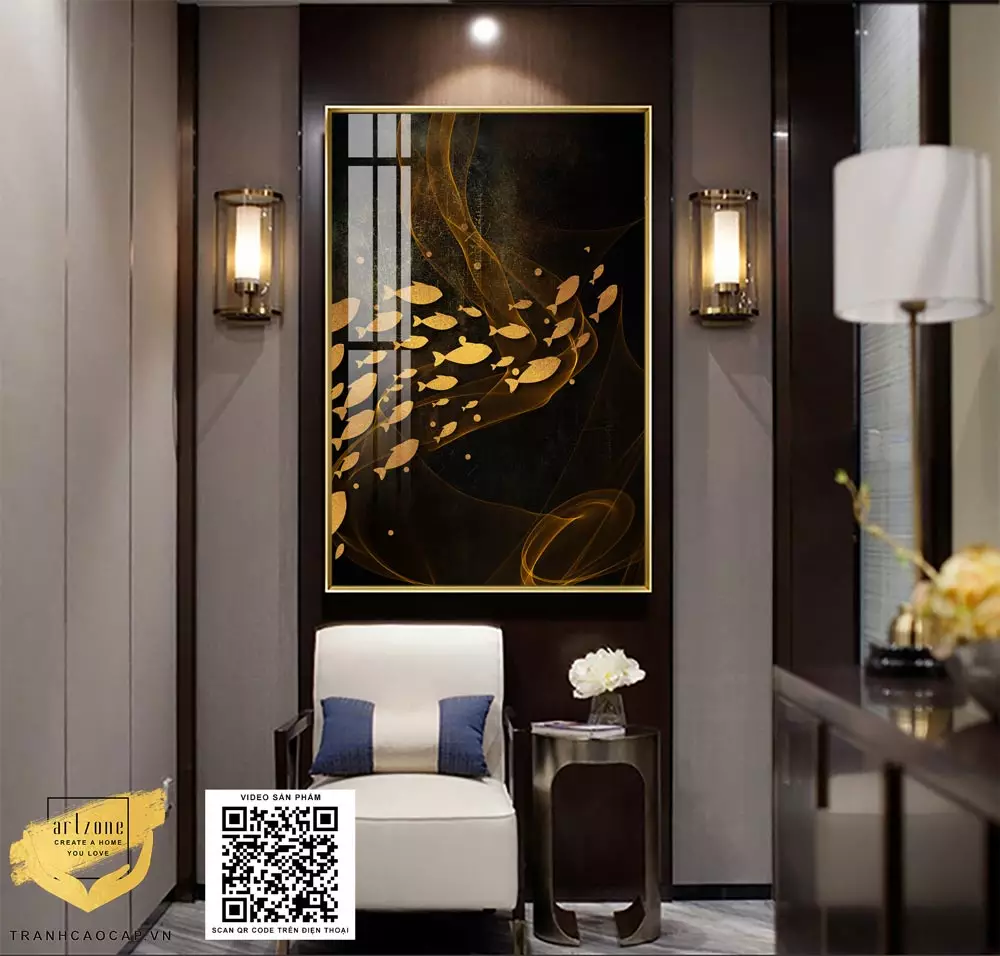 Tranh trang trí Decal nhập khẩu hiện đại treo tường phòng khách Tranh trang trí hiện đại treo tường phòng khách