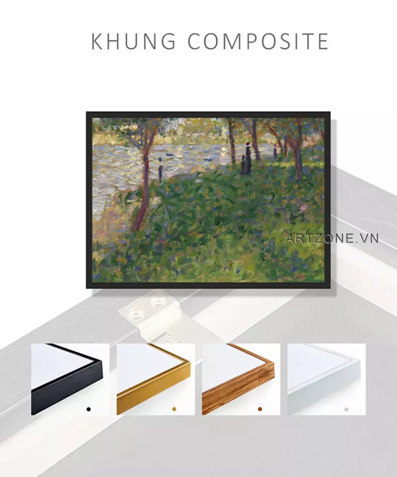 Tranh phong cảnh treo tường Chung cư in trên Canvas Size: 150X100 cm P/N: AZ1-0001-KC-CANVAS-150X100