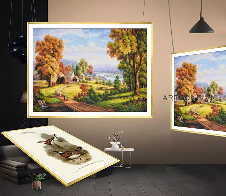 Tranh Canvas phong cảnh trang trí Phòng khách giá xưởng 80*60 P/N: AZ1-0072-KN-CANVAS-80X60