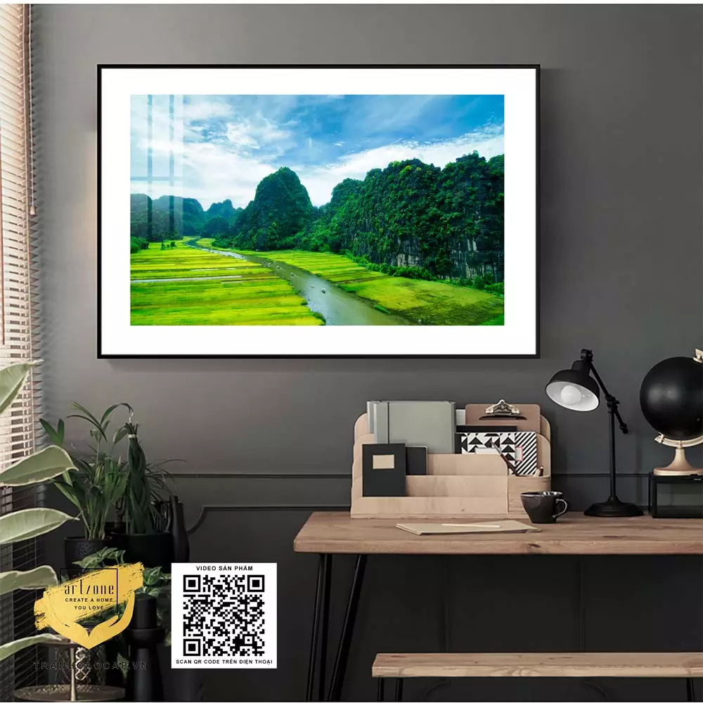 Tranh Canvas phong cảnh trang trí Chung cư Giá rẻ 120*80 P/N: AZ1-1011-KC-CANVAS-120X80