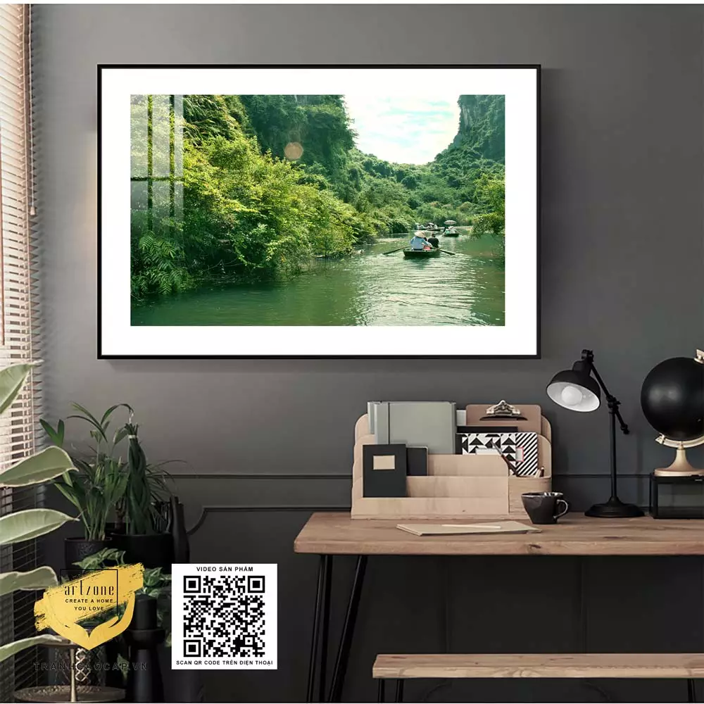 Tranh vải Canvas phong cảnh Decor Chung cư cao cấp Nhẹ nhàng 135X90 P/N: AZ1-1014-KN-CANVAS-135X90