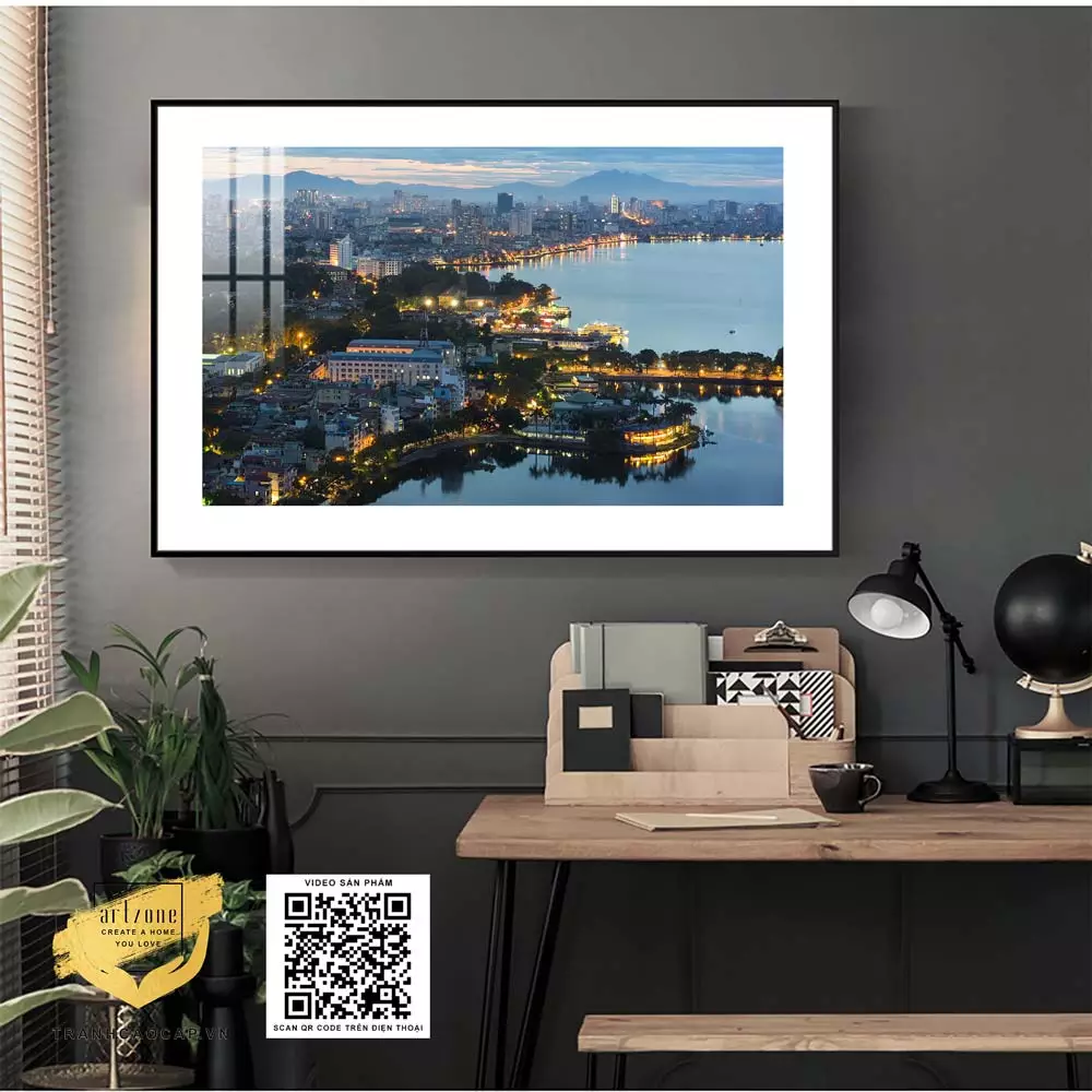 Tranh phong cảnh Decor Chung cư Canvas Size: 105*70 cm P/N: AZ1-1018-KC-CANVAS-105X70