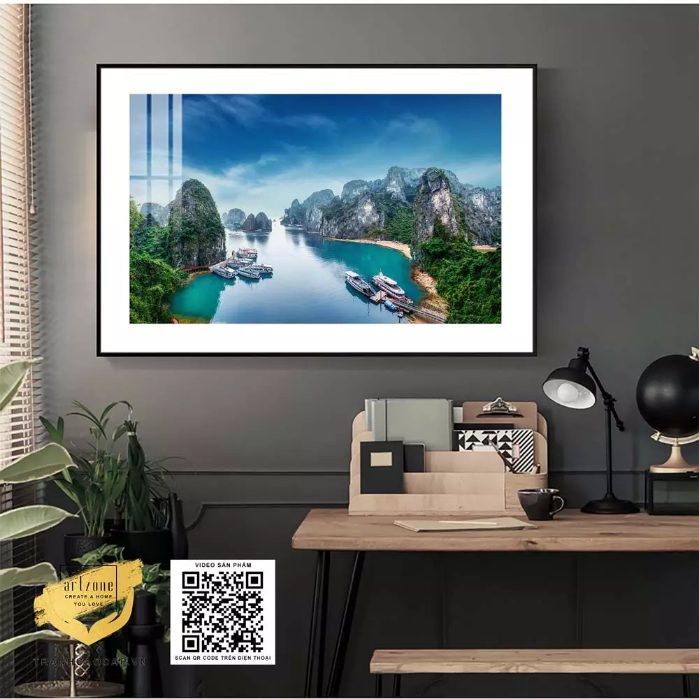Tranh phong cảnh Decor vải Canvas Phòng khách Nhẹ nhàng Size: 150X100 P/N: AZ1-1024-KC-CANVAS-150X100