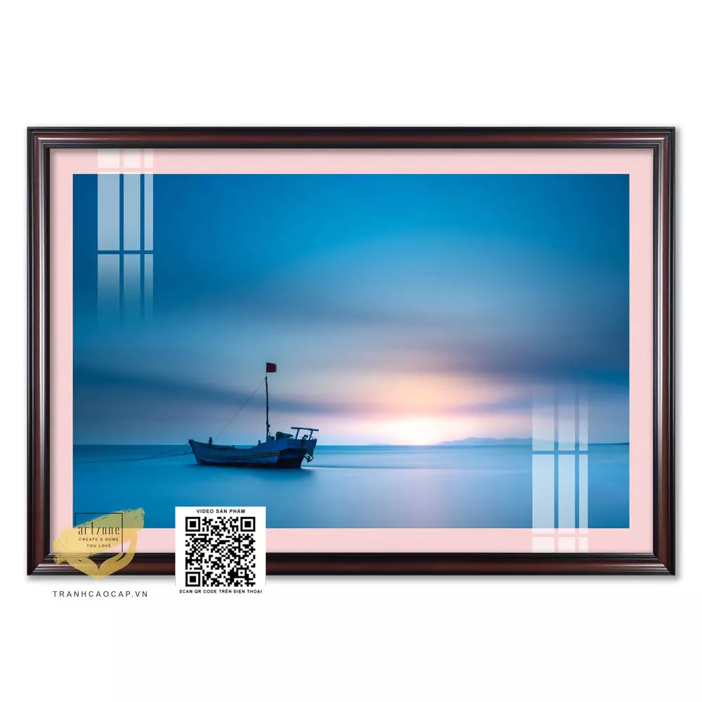Tranh Thuận Buồm Xuôi gió Trang trí in trên vải Canvas Spa Giá rẻ Size: 90*60 P/N: AZ1-1221-KN-CANVAS-90X60