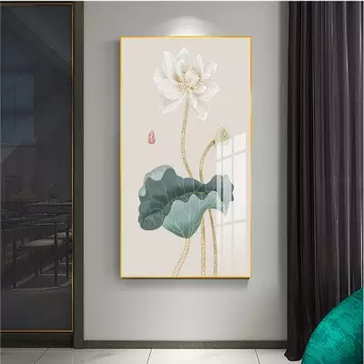 Tranh Hoa lá, Khung Nhôm, Tranh in trên Canvas Size: 70X140 cm P/N: AZ1-2108-KN-CANVAS-70X140