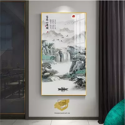 Tranh Phong cảnh, Khung Composite, Tranh in trên Canvas Size: 75X150 cm P/N: AZ1-2115-KC-CANVAS-75X150