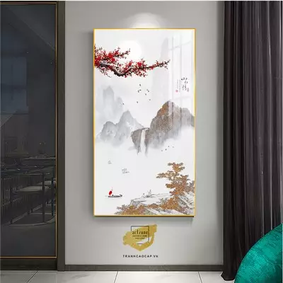 Tranh Phong cảnh, Khung Nhôm, Tranh in trên Canvas Size: 70*140 cm P/N: AZ1-2122-KN-CANVAS-70X140