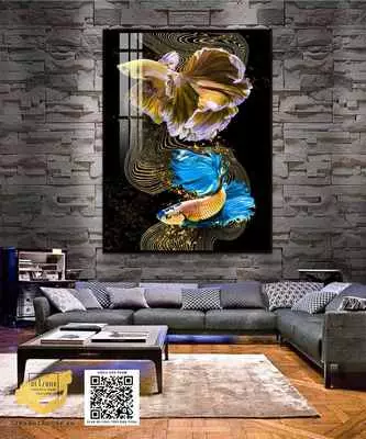 Tranh treo tường vải Canvas giá rẻ treo tường phòng khách Size: 100X150 cm P/N: AZ1-0871-KN-CANVAS-100X150