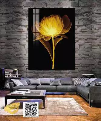 Tranh hoa lá in trên vải Canvas trang trí Spa Tinh tế 40*60 cm P/N: AZ1-0812-KN-CANVAS-40X60