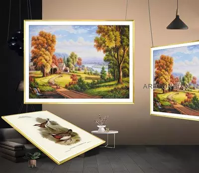 Tranh phong cảnh Canvas trang trí Phòng khách Giá rẻ 100*75 cm P/N: AZ1-0072-KN-CANVAS-100X75