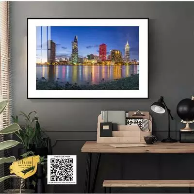 Tranh phong cảnh Decor Phòng khách Giá rẻ vải Canvas Size: 120X80 cm P/N: AZ1-1001-KN-CANVAS-120X80