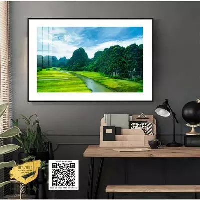 Tranh Decor phong cảnh Nhẹ nhàng in trên Mica Đài loan Size: 150X100 cm P/N: AZ1-1011-KN-MICA-150X100