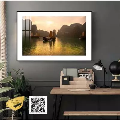 Tranh trang trí phong cảnh in trên vải Canvas Giá rẻ Size: 90*60 P/N: AZ1-1028-KC-CANVAS-90X60