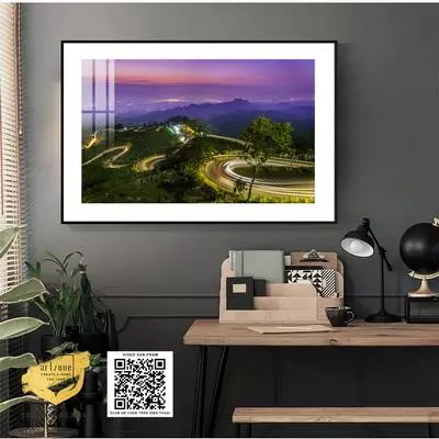Tranh phong cảnh in trên Decal trang trí Chung cư Đẹp 120X80 cm P/N: AZ1-1033-KN-DECAL-120X80
