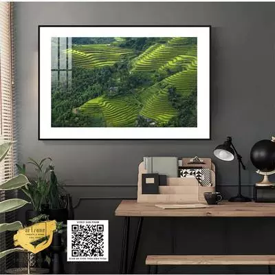 Tranh phong cảnh trang trí in trên Mica Phòng ngủ Giá rẻ Size: 75*50 P/N: AZ1-1043-KN-MICA-75X50