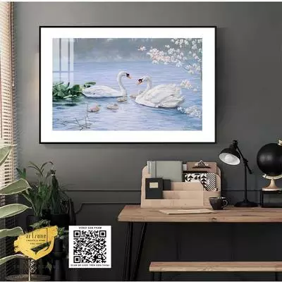 Tranh phong cảnh Decor Spa Đẹp vải Canvas Size: 120X80 cm P/N: AZ1-1049-KN-CANVAS-120X80