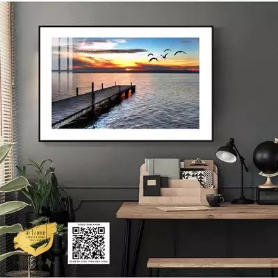 Tranh phong cảnh in trên Canvas trang trí Nhà hàng Đẹp 90X60 cm P/N: AZ1-1091-KN-CANVAS-90X60