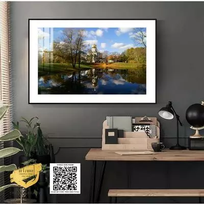 Tranh vải Canvas phong cảnh Decor Chung cư cao cấp Nhẹ nhàng 75X50 P/N: AZ1-1105-KN-CANVAS-75X50