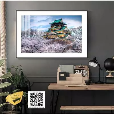 Tranh phong cảnh in trên vải Canvas treo tường Khách sạn Giá rẻ 150*100 cm P/N: AZ1-1111-KN-CANVAS-150X100