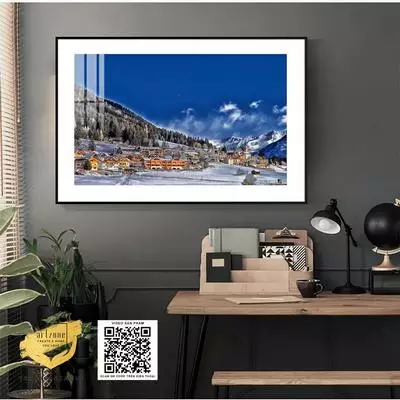 Tranh vải Canvas phong cảnh trang trí Phòng khách Đẹp 120X80 P/N: AZ1-1112-KC-CANVAS-120X80