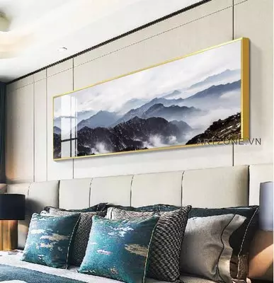 Tranh trang trí phòng ngủ in trên Mica Đài loan Chung cư Giá rẻ Size: 180X60 P/N: AZ1-0112-KC5-MICA-180X60