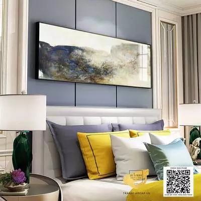 Tranh treo tường phòng ngủ Đơn giản in trên Canvas Size: 120X40 cm P/N: AZ1-0632-KN-CANVAS-120X40