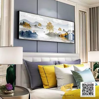 Tranh trang trí phòng ngủ vải Canvas Chất lượng cao Size: 180X60 P/N: AZ1-0715-KC5-CANVAS-180X60