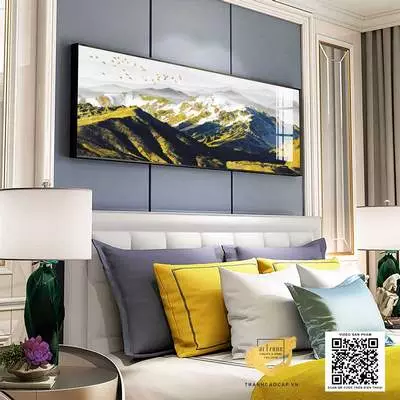 Tranh treo tường phòng ngủ Giá rẻ in trên vải Canvas Size: 165*55 cm P/N: AZ1-0740-KC5-CANVAS-165X55