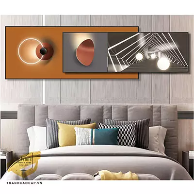 Tranh treo tường Canvas phòng ngủ khách sạn 150*60-150*50 cm P/N: AZ2-0088-KN-CANVAS-150X60-150X50