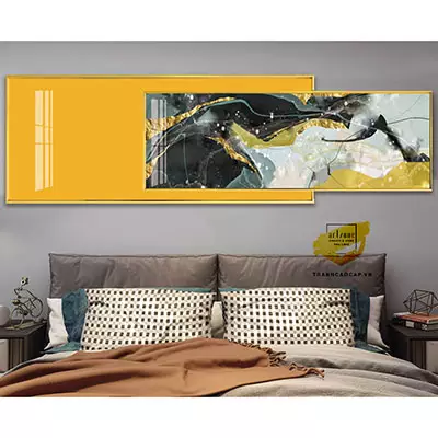 Tranh Decor phòng ngủ vải Canvas Size: 100X40-90X30 P/N: AZ2-0159-KN-CANVAS-100X40-90X30