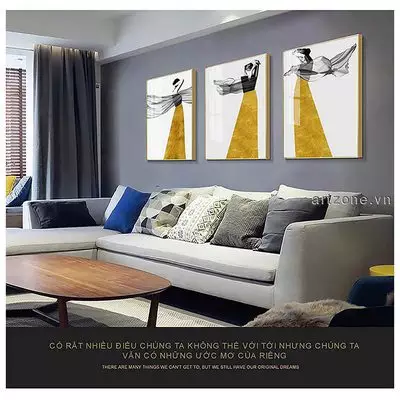 Tranh trang trí phòng khách in trên vải Canvas Chất lượng cao Size: 70*105-70*105-70*105 P/N: AZ3-0032-KN-CANVAS-70X105-70X105-70X105