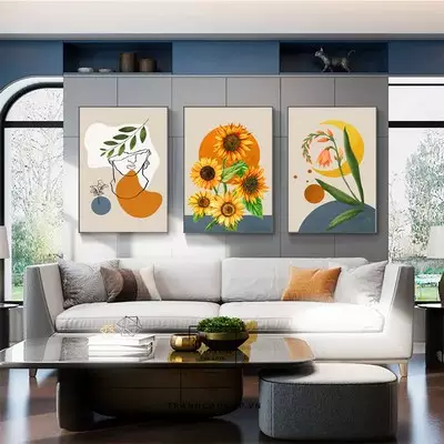 Tranh Decor vải Canvas phòng khách Giá rẻ 40X60-40X60-40X60 cm P/N: AZ3-0768-KN-CANVAS-40X60-40X60-40X60