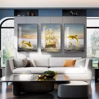 Tranh treo tường Canvas phòng khách chung cư cao cấp giá xưởng 40*60-40*60-40*60 cm P/N: AZ3-1018-KN-CANVAS-40X60-40X60-40X60