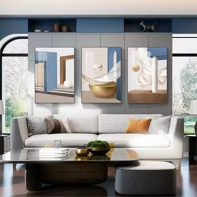 Tranh vải Canvas treo tường phòng khách chung cư cao cấp Bền 80X120-80X120-80X120 P/N: AZ3-1229-KC-CANVAS-80X120-80X120-80X120