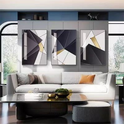 Tranh vải Canvas Decor phòng khách chung cư cao cấp Chất lượng cao 40X60-40X60-40X60 P/N: AZ3-1279-KC-CANVAS-40X60-40X60-40X60