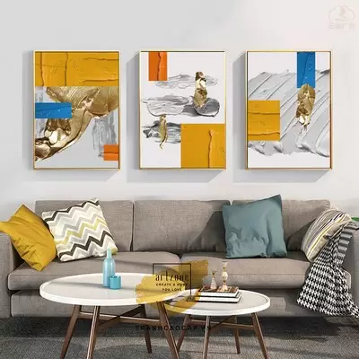 Tranh trang trí phòng khách Canvas chung cư cao cấp Đơn giản Size: 40*60-40*60-40*60 P/N: AZ3-1294-KC-CANVAS-40X60-40X60-40X60
