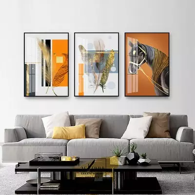 Tranh Canvas Decor phòng khách chung cư cao cấp Chất lượng cao 100*150-100*150-100*150 P/N: AZ3-0618-KC-CANVAS-100X150-100X150-100X150