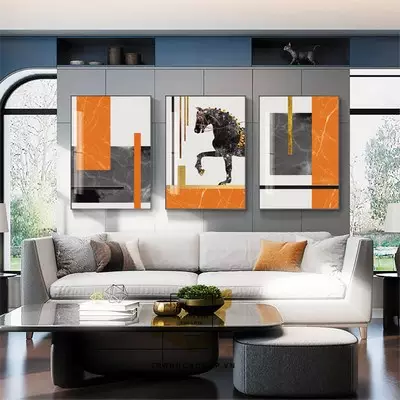 Tranh trang trí phòng khách vải Canvas chung cư cao cấp Đơn giản Size: 40X60-40X60-40X60 P/N: AZ3-0628-KC-CANVAS-40X60-40X60-40X60